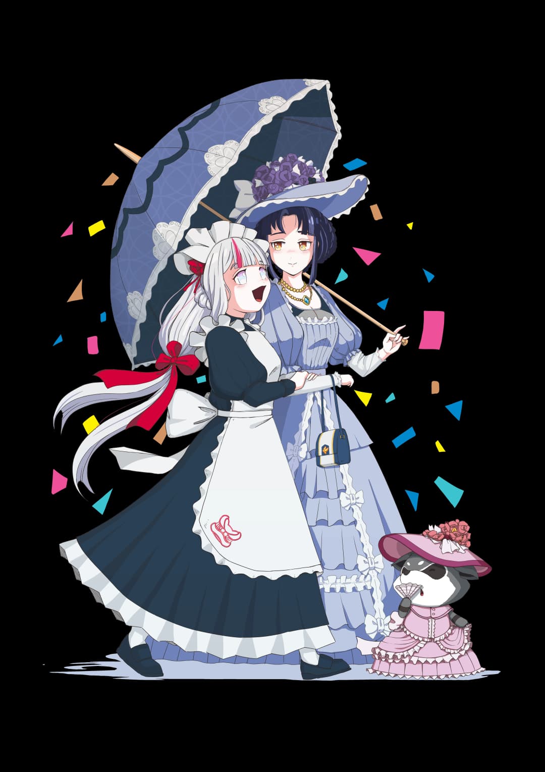 Summer event illustration left
