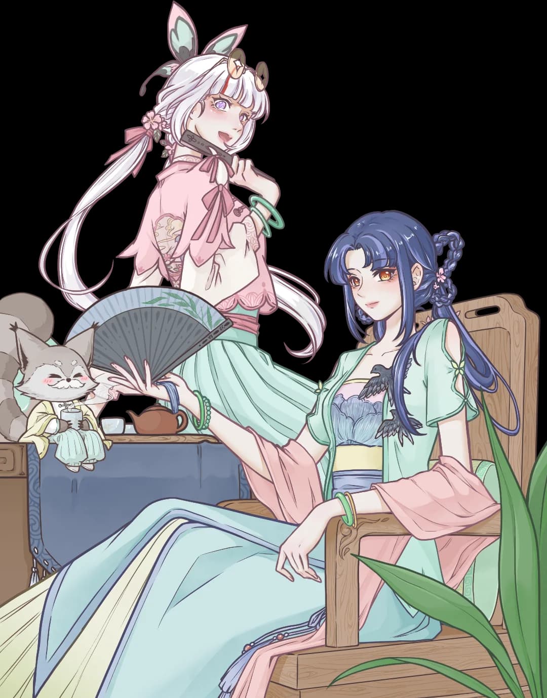 Summer event illustration right