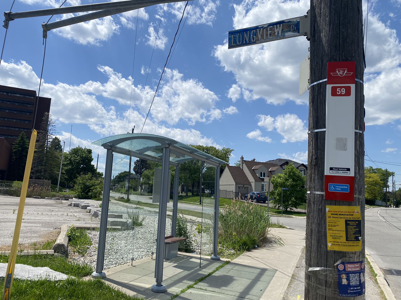 Route 59 to Campus eastbound